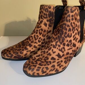 Torrid woman cheetah boots size 11